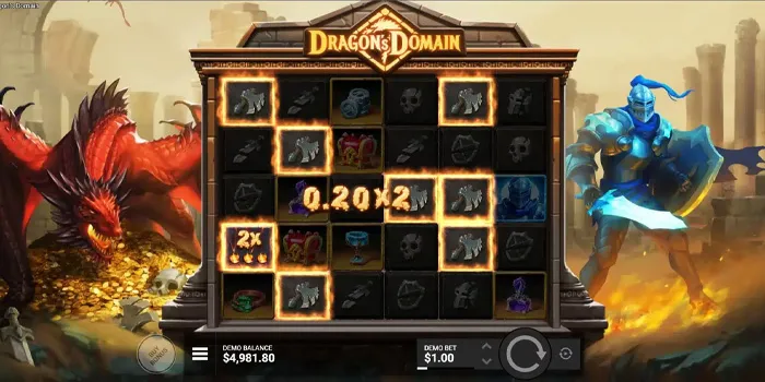 Fitur Bonus Slot Dragon’s Domain