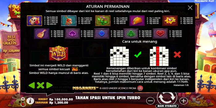 Simbol-dan-Nilai-Pembayaran-Slot-Muertos-Multiplier-Megaways